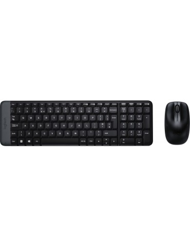 CLAVIER+SOURIS SANS FIL LOGITECH MK220
