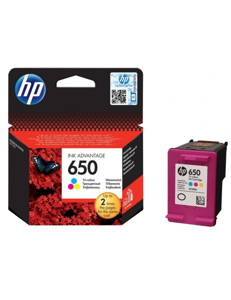 CARTOUCHE HP 650 NOIRE