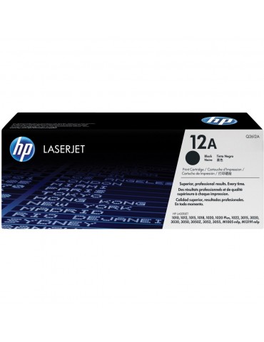 Toner HP 12A Noir - Toner HP LaserJet d'origine (Q2612A)