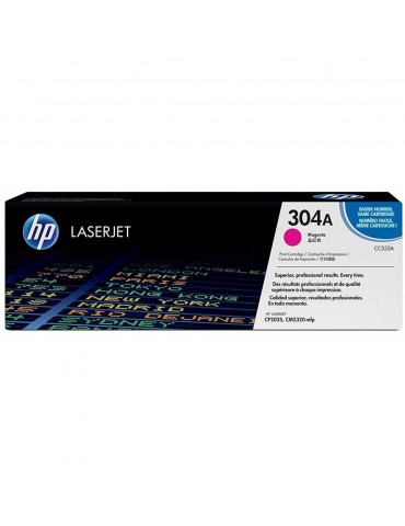 Toner HP 304A Magenta  - Toner HP LaserJet d'origine (CC533A)