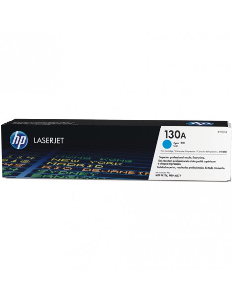 Toner HP 130A Cyan - Toner HP LaserJet d'origine(CF351A)