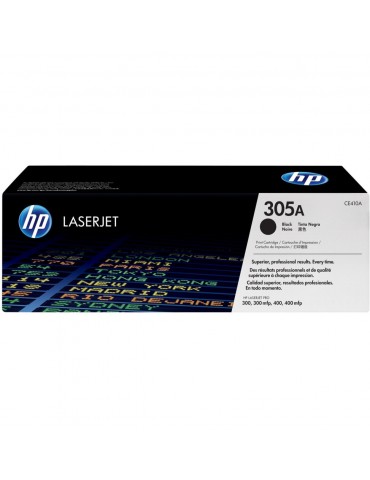 Toner HP 305A Noir  - Toner HP LaserJet d'origine (CE410A)