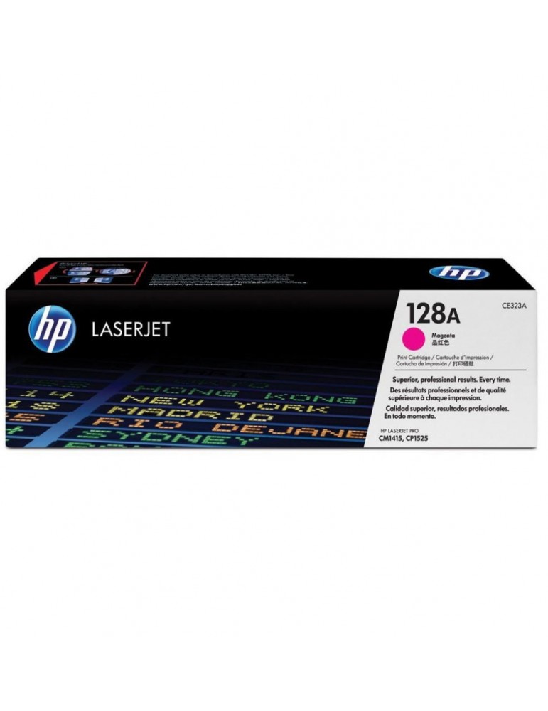 Toner HP 128A Magenta - Toner HP LaserJet d'origine (CE323A)