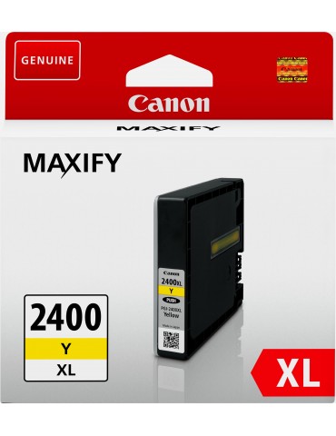 Cartouche d'encre grande capacité Canon d'origine - Canon PGI-2400XL Jaune (9276B001AA)