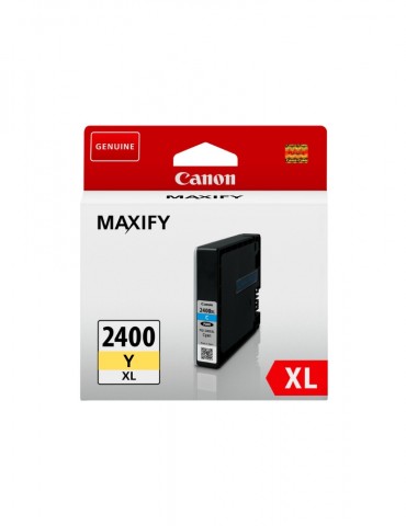 Cartouche Adaptable Canon 2400XL Jaune - Cartouche d'impression Canon
