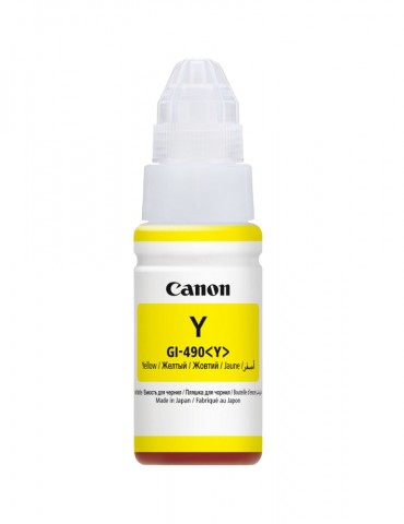 Canon  GI-490Y Jaune - Bouteille D'encre Pour Imprimante Canon (0666C001AA)