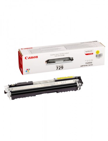 Toner Canon 729 Jaune - Toner Canon Original (4367B002AA)