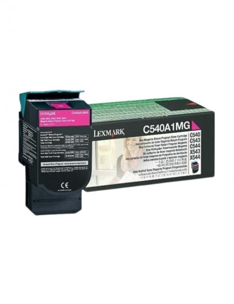 Toner LEXMARK C540A Magenta - Toner de bonne qualité Maroc (C540A1MG)