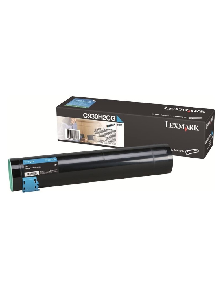 Toner LEXMARK C935DN Cyan 38000 Pages - Toner Laser De Marque LEXMARK (C930H2CG)