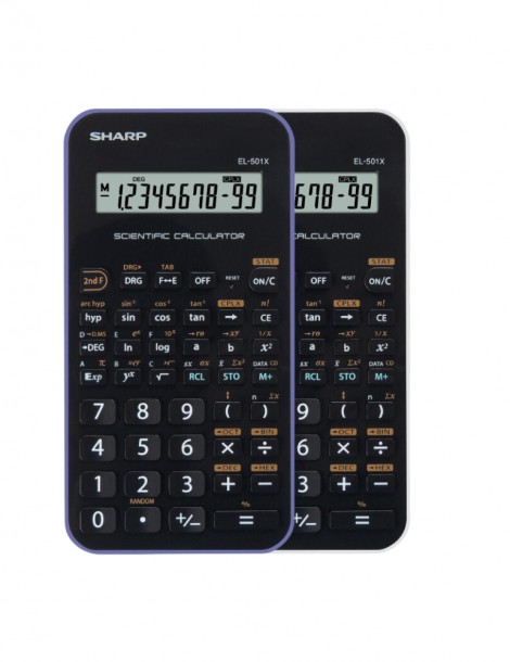 Calculatrice scientifique Sharp EL-501X-WH - Calculatrice scientifique (EL-501X-WH)