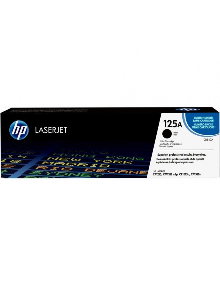 Toner HP 125A Noir - Toner HP LaserJet d'origine(CB540A)