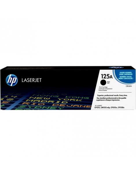 Toner HP 125A Noir - Toner HP LaserJet d'origine(CB540A)