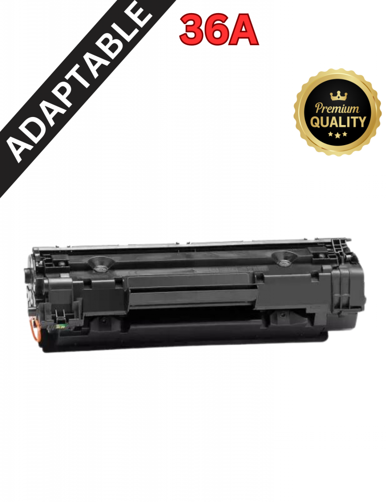 Toner Compatible HP 36A Noir (CB436A) - Toner HP Compatible HP