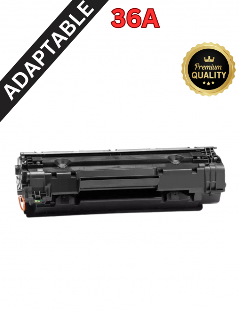 Toner Compatible HP 36A Noir (CB436A) - Toner HP Compatible HP